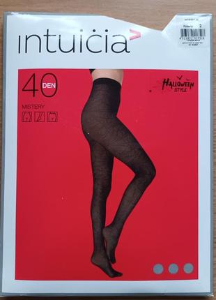 Колготки 2-s, 3-м, 4-l 40 den intuicia mistery halloween style с рисунком хэллоуин2 фото