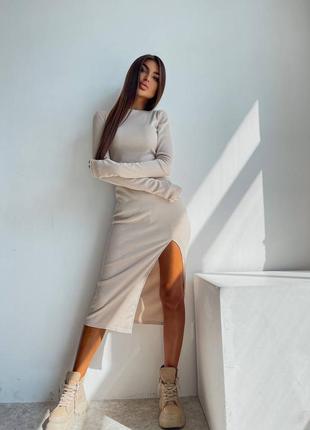 Сукня міді на зав'язках на спинці