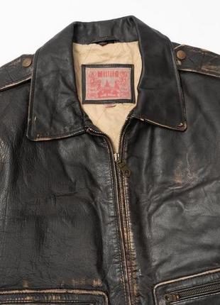 Mustang vintage leather jacket&nbsp;мужская кожаная куртка2 фото