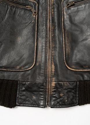 Mustang vintage leather jacket&nbsp;мужская кожаная куртка4 фото