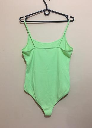 Боди в рубчик primark neon green bodysuit6 фото