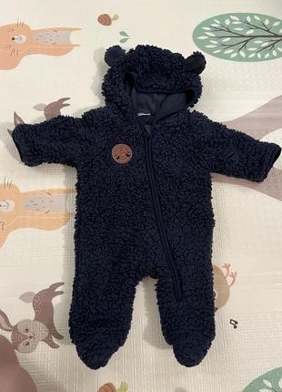 Комбинезон so cute ромпер тедди с ушками 0-3 месяца 62 размер