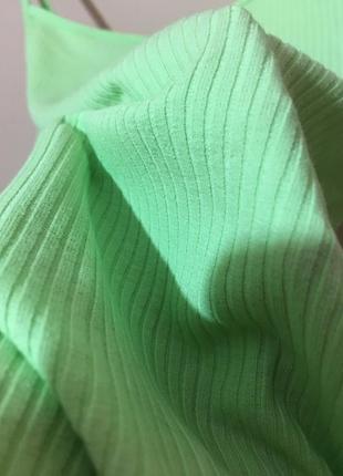 Боди в рубчик primark neon green bodysuit5 фото
