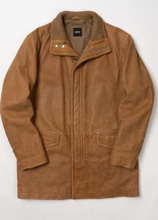 Hugo boss calor leather jacket чоловіча шкіряна куртка1 фото