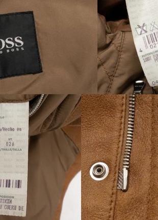 Hugo boss calor leather jacket чоловіча шкіряна куртка10 фото