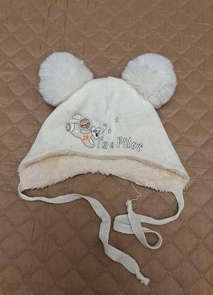 Детская шапочка с бубонами
