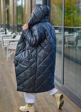 Женское зимнее пальто большого размера : 48-50 52-54 56-58 60-622 фото