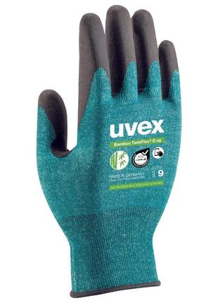 Перчатки uvex bamboo twinflex d xg для защиты от порезов 5
