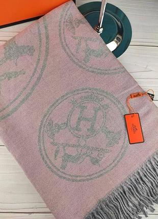 Теплый шарф палантин платок