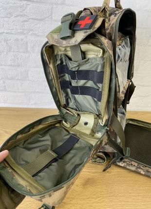 Рюкзак медика с аптечками с быстрым сбросом на плитоноску. сумка для парамедика...