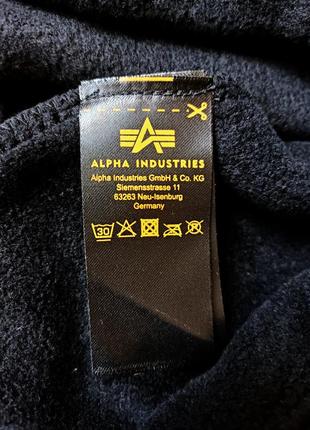 Толстая и теплая флисовая балаклава alpha industries. новая оригинал8 фото