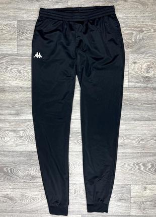 Kappa штаны м размер на манжете спортивные чёрные оригинал2 фото