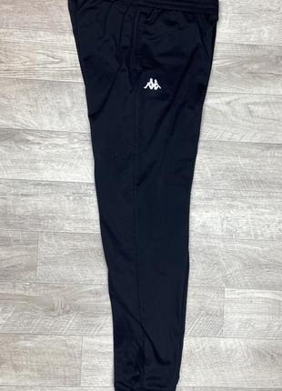 Kappa штаны м размер на манжете спортивные чёрные оригинал6 фото