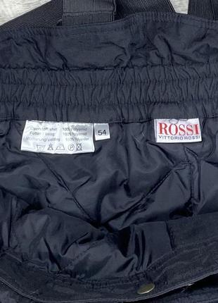 Rossi vittorio rossi штаны 54 размер горнолыжные плащовка чёрные оригинал4 фото