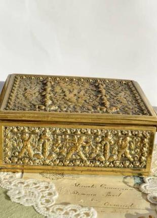Антикварна розкішна скринька! редка!!