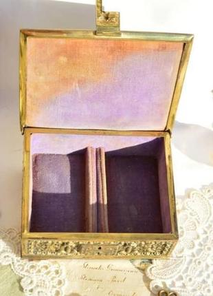 Антикварна розкішна скринька! редка!!