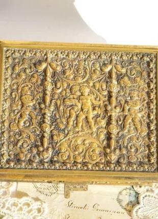 Антикварна розкішна скринька! редка!!