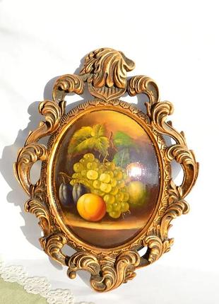 Розкішна картина, натюрморт! панно. німеччина.