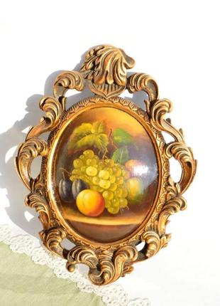 Розкішна картина, натюрморт! панно. німеччина.