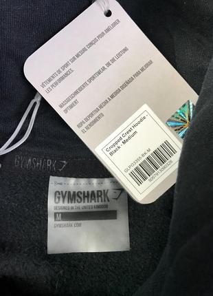 Укорочённое худи gymshark cropped crest10 фото