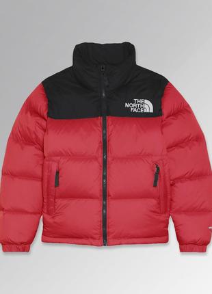 Пуховик чоловічий the north face 700 зимовий до -25*с червоний | куртка чоловіча зимова зе норд фейс дута з капюшоном