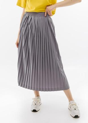 Жіноча спідниця puma yona sunp plissee skirt сірий m (7d53797869 m)