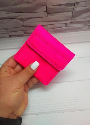 Мини кожаный кошелёк