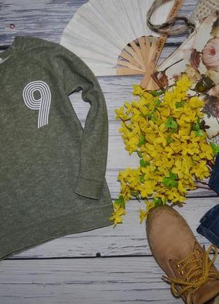 4 - 6 років 116 см h&m фірмова натуральна кофта кофточка реглан батник з принтом