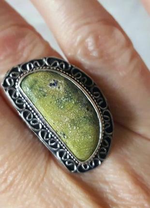 Кольцо с атлантиситом