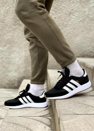 Adidas iniki  крутые женские кроссовки адидас в черном цвете (весна-лето-осень)😍