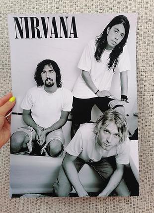 Постер nirvana нирвана 2464
