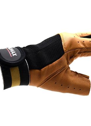 Перчатки для фитнеса и тяжелой атлетики madmax mfg-248 clasic brown xl9 фото