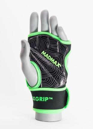 Перчатки для фитнеса и тяжелой атлетики madmax mfg-303 maxgrip neoprene wraps black/grey l/xl4 фото
