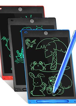 6.5-дюймовый детский жк планшет для рисования, заметок или обучения, синий
