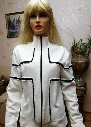 Спортивная котоновая кофта олимпийка толстовка Reppu