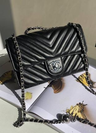 Женская сумка chanel, сумка шанель, брендовая сумка, кросс боди, стеганая сумка, клатч, сумка на плечо1 фото