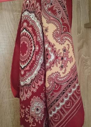 Платок женский из мягкой шёлковой ткани 68см*66см2 фото