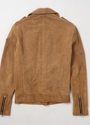 Goosecraft suede leather jacket чоловіча шкіряна куртка4 фото