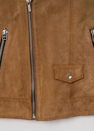 Goosecraft suede leather jacket чоловіча шкіряна куртка3 фото