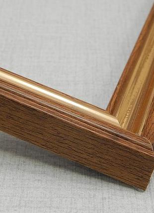 Рамка 30х40. профиль 26 мм."дерево с золотом". для картин,плакатов,фото