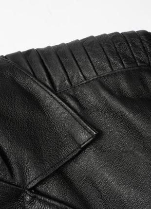 Asos leather biker jacket&nbsp;мужская кожаная куртка3 фото