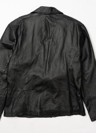 Asos leather biker jacket&nbsp;мужская кожаная куртка5 фото