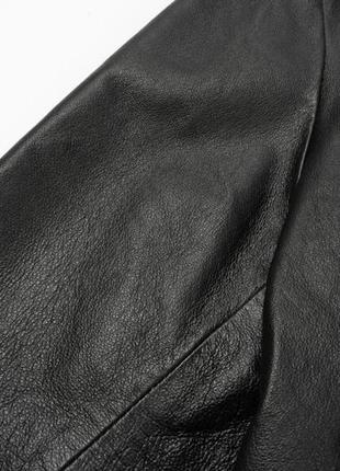 Asos leather biker jacket&nbsp;мужская кожаная куртка4 фото