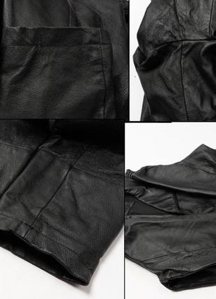 Asos leather biker jacket&nbsp;мужская кожаная куртка9 фото