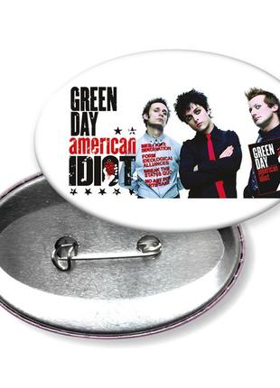 American idiot музичний альбом – green day. значок