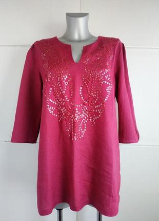 Льняная блуза с вышивкой fenn wright manson.