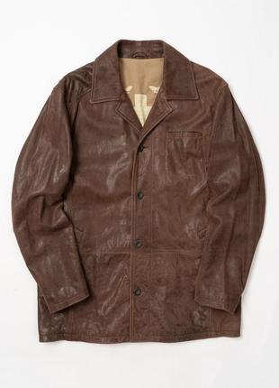 Strellson leather coat jacket чоловіча шкіряна куртка