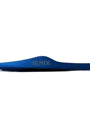 Lendi пінцет для брів скошений колір синій