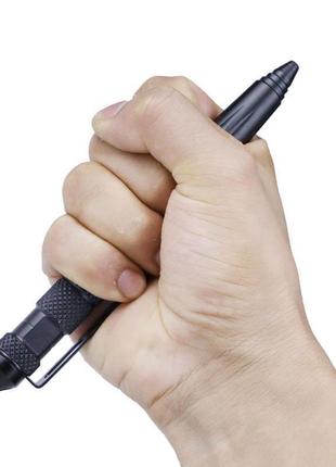 Тактична ручка tactical pen багатофункціональна з металу4 фото