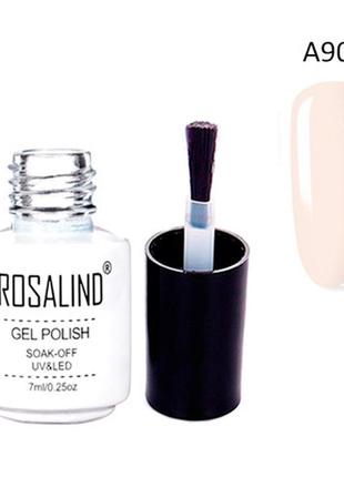 Гель-лак для ногтей маникюра 7мл rosalind, шеллак, а908 морская ракушка